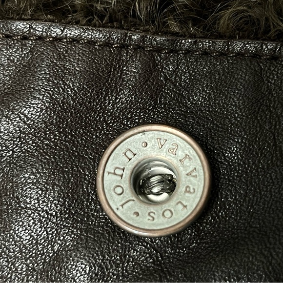 John Varvatos Shearling Trucker Jacket. Size EU 52 USA 42. - Picture 9 of 16